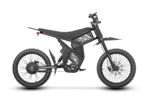 GT73 Pro, Top Speed 50mph (75 km/h), 173mi (278 km) Range, 2160Wh (60V 18Ah ×2), 56kg, 25”×3.0” — Off-Road E-Moto