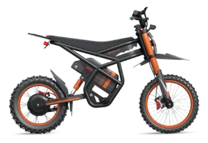 GT54 Electric Mini Motorbike, Top Speed 40mph (64 km/h), 62mi (100 km) Range, 1296Wh (48V 27Ah), 47.6kg, 14”/12” — Off-Road E-Moto