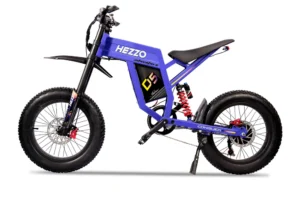 Hezzo D5, Top Speed 43mph (70 km/h), 120–150km Range, 1800Wh (60V 30Ah), 40kg, 20”×4.0” — Off-Road Electric Dirt Bike - Image 2