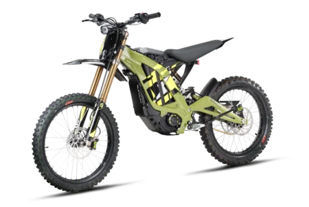 Surron Light Bee X (2025), Top Speed 46mph (75 km/h), 75km Range, 2400Wh (60V 40Ah), 57kg — Off-Road Electric Dirt Bike